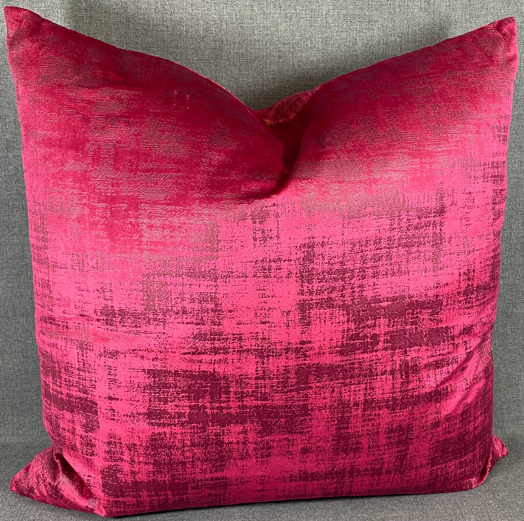 Luxury Pillow - 24” x 24”- Fresco Fuchsia