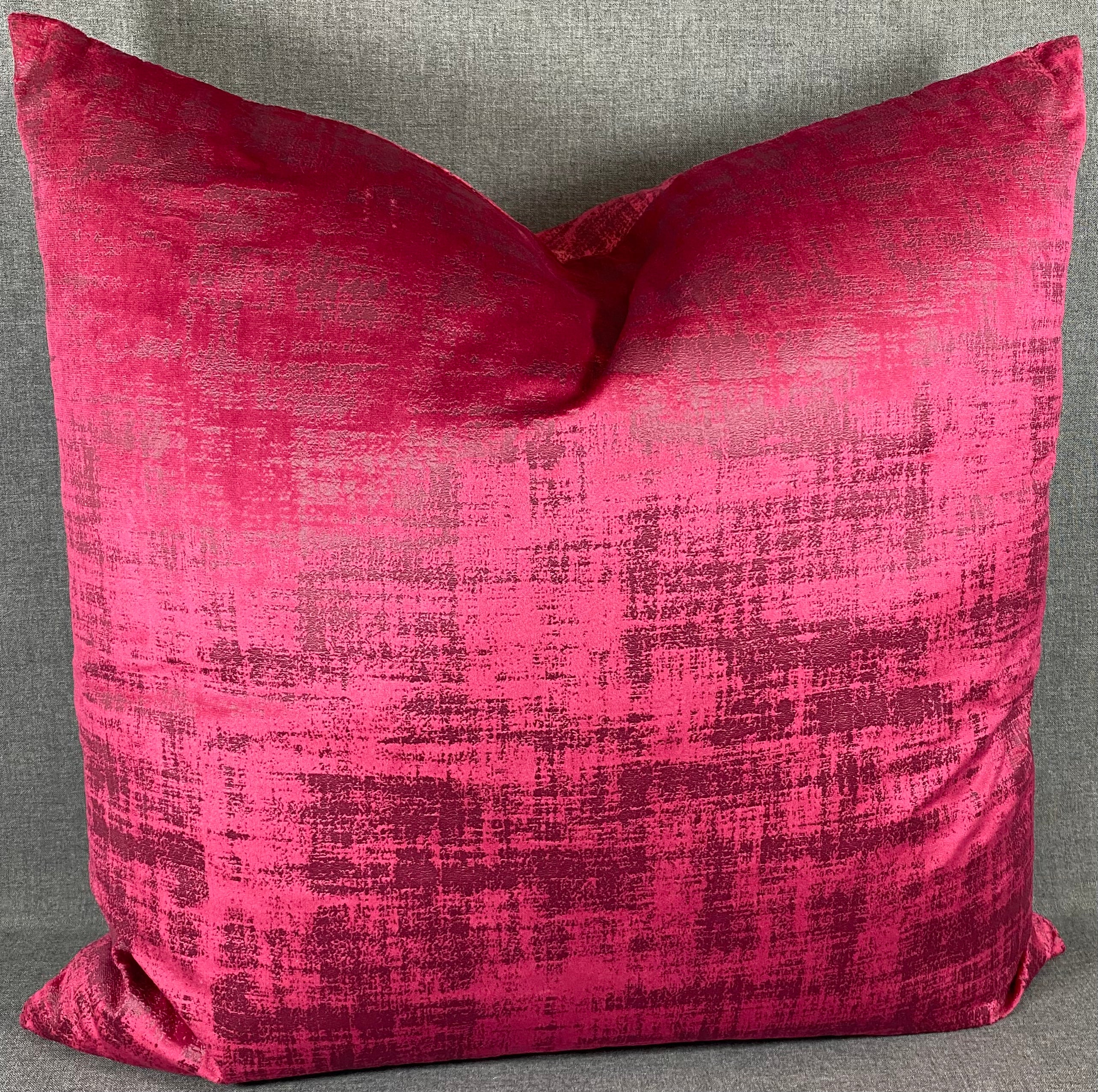 Luxury Pillow - 24” x 24”- Fresco Fuchsia