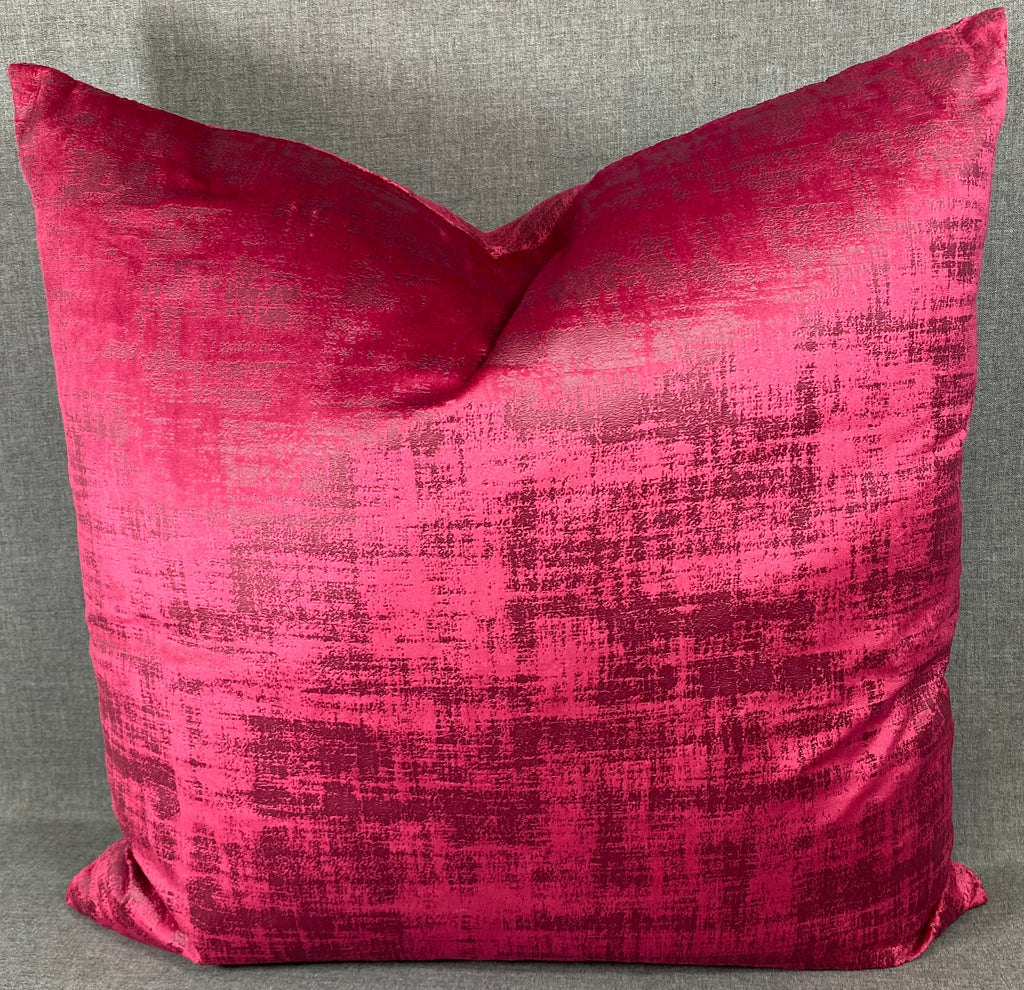 Luxury Pillow - 24” x 24”- Fresco Fuchsia