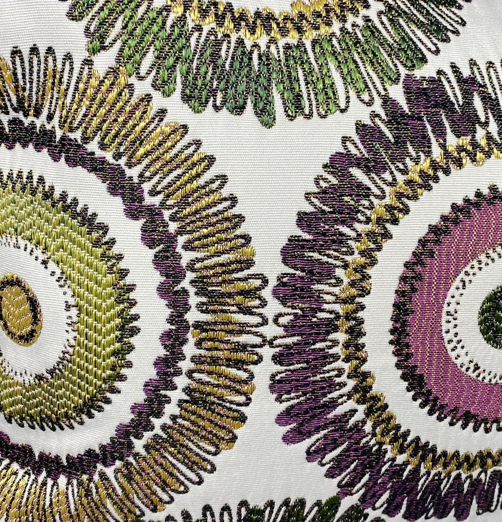 Luxury Lumbar Pillow - 24" x 14"- Squiggs Purple