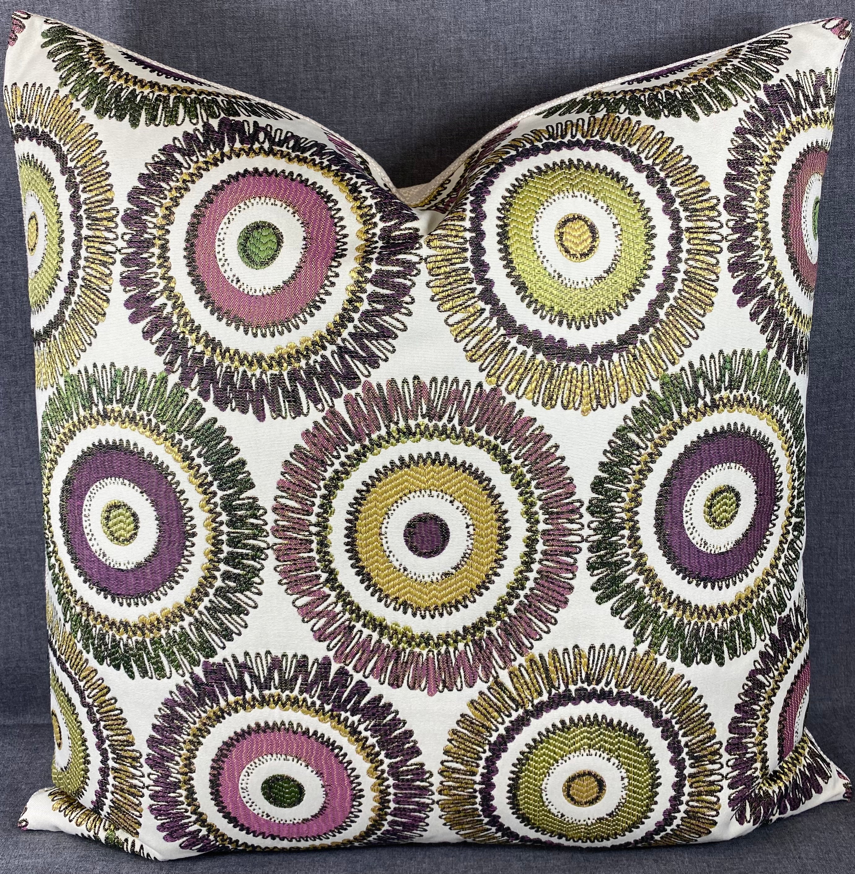 Luxury Pillow - 24” x 24”- Squiggs Purple