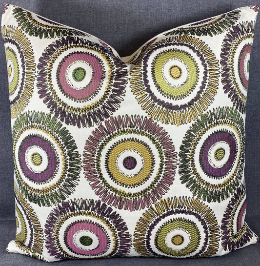 Luxury Pillow - 24” x 24” - Squiggs Purple