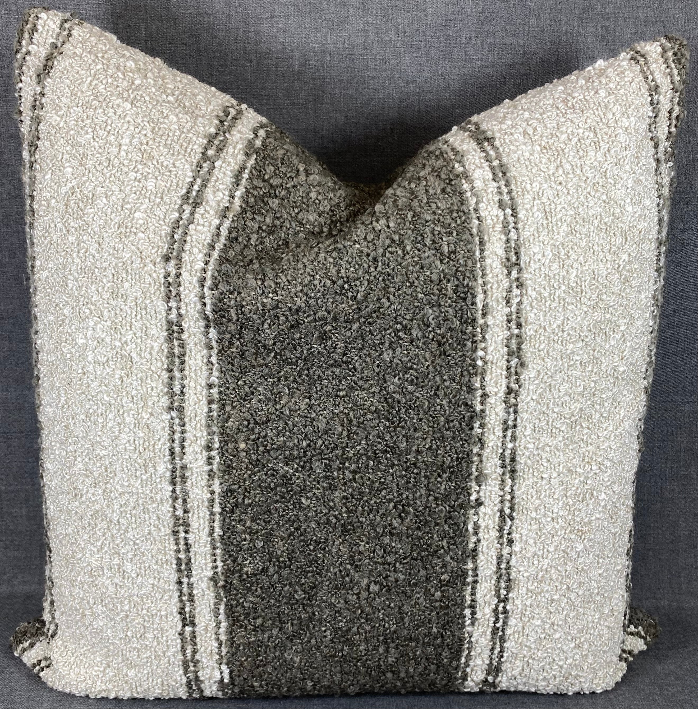 Luxury Square Pillow - 24" x 24" - Mackinac Truffle