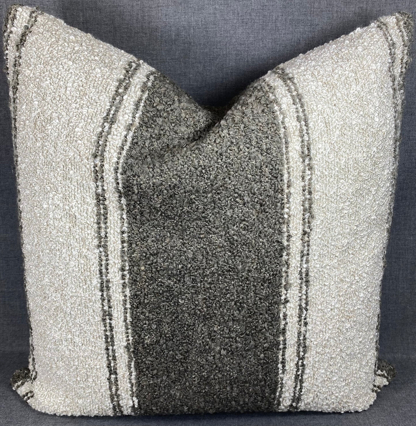 Luxury Square Pillow - 24" x 24" - Mackinac-Ecru