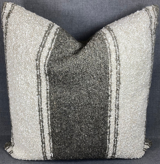 Luxury Square Pillow - 24" x 24" - Mackinac-Ecru