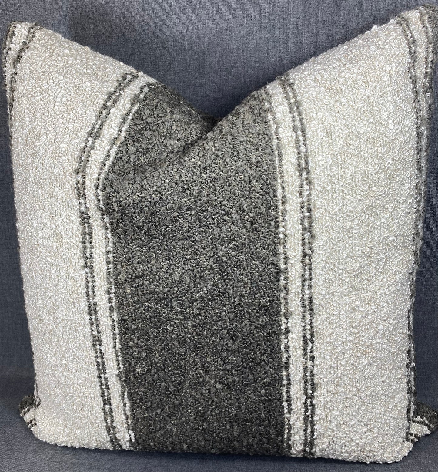 Luxury Square Pillow - 24" x 24" - Mackinac-Ecru