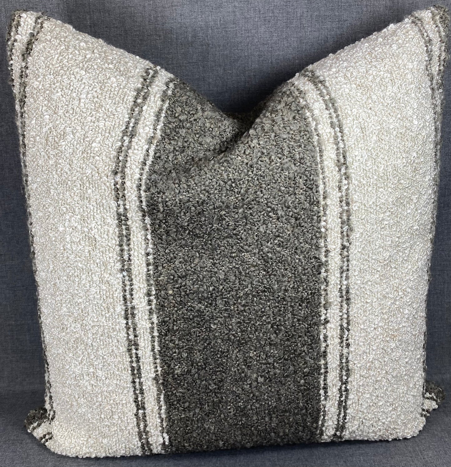 Luxury Square Pillow - 24" x 24" - Mackinac-Ecru