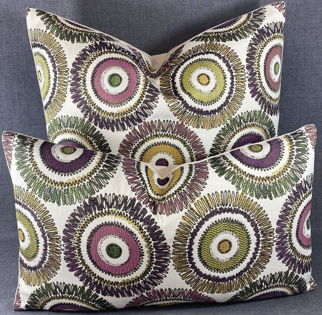 Luxury Pillow - 24” x 24”- Squiggs Purple