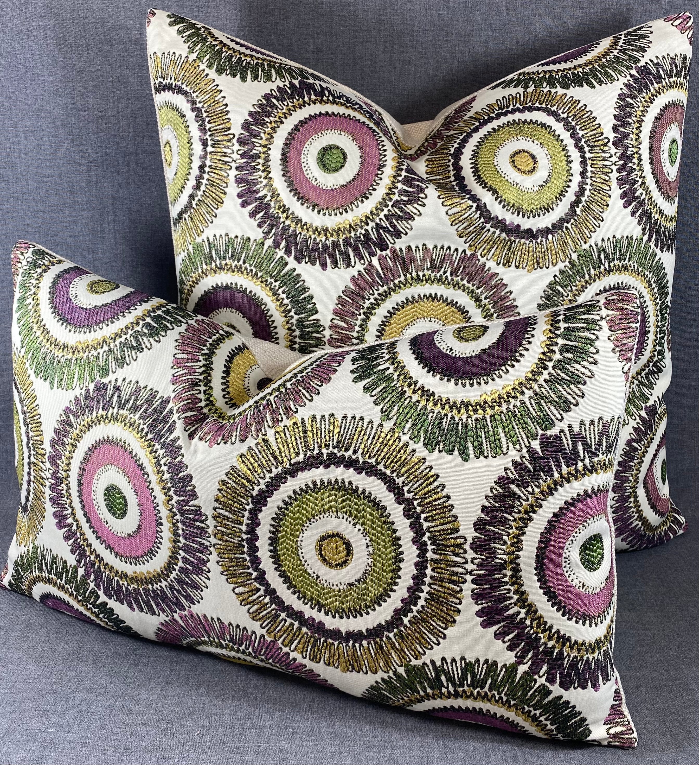 Luxury Pillow - 24” x 24”- Squiggs Purple