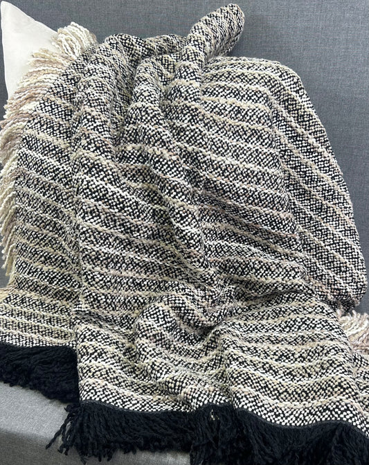 Luxury Bulky Knit Throw - 45" x 70" -  Ashville Oyster