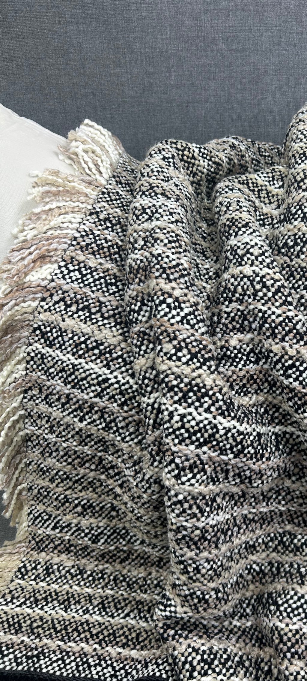 Luxury Bulky Knit Throw - 45" x 70" -  Ashville Oyster