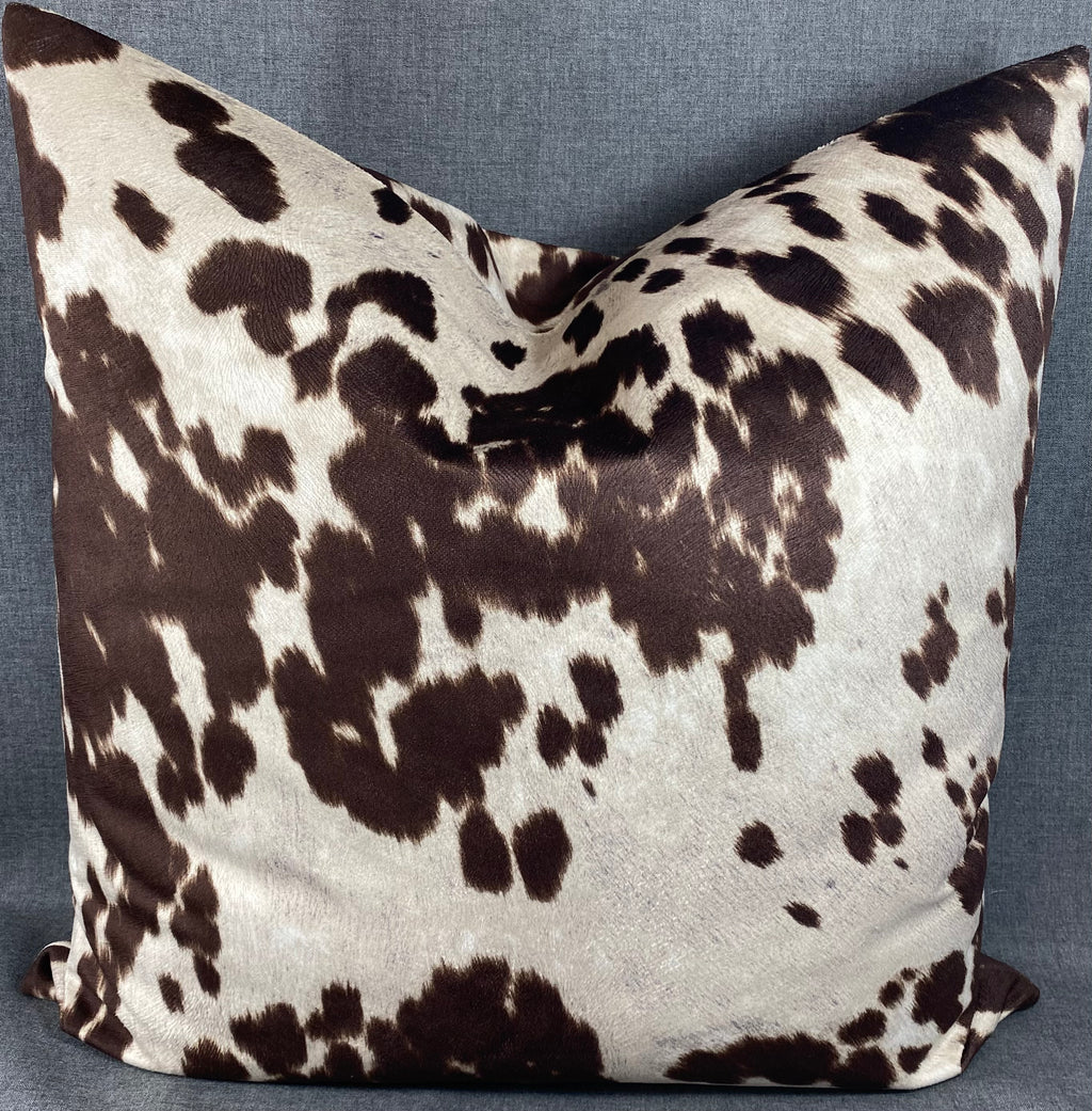 Luxury Pillow - 24" x 24"- Yellowstone Ranch Brown