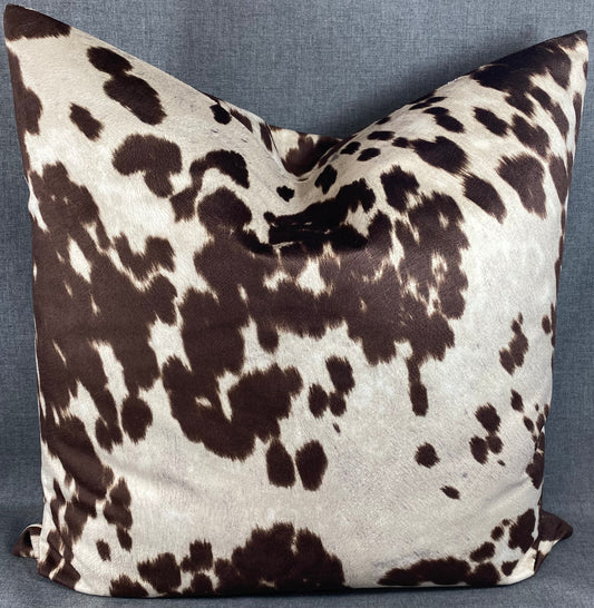 Luxury Pillow - 24" x 24" - Yellowstone Ranch Brown