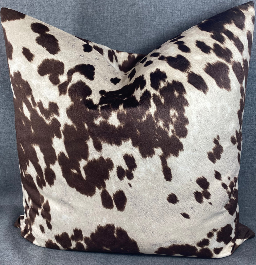 Luxury Pillow - 24" x 24"- Yellowstone Ranch Brown