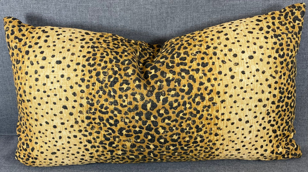 Luxury Lumbar Pillow - 24" x 14" - Nala Saffron
