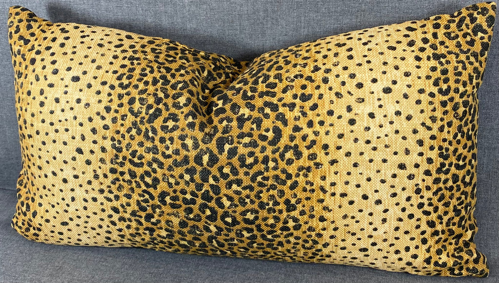 Luxury Lumbar Pillow - 24" x 14" - Nala Saffron