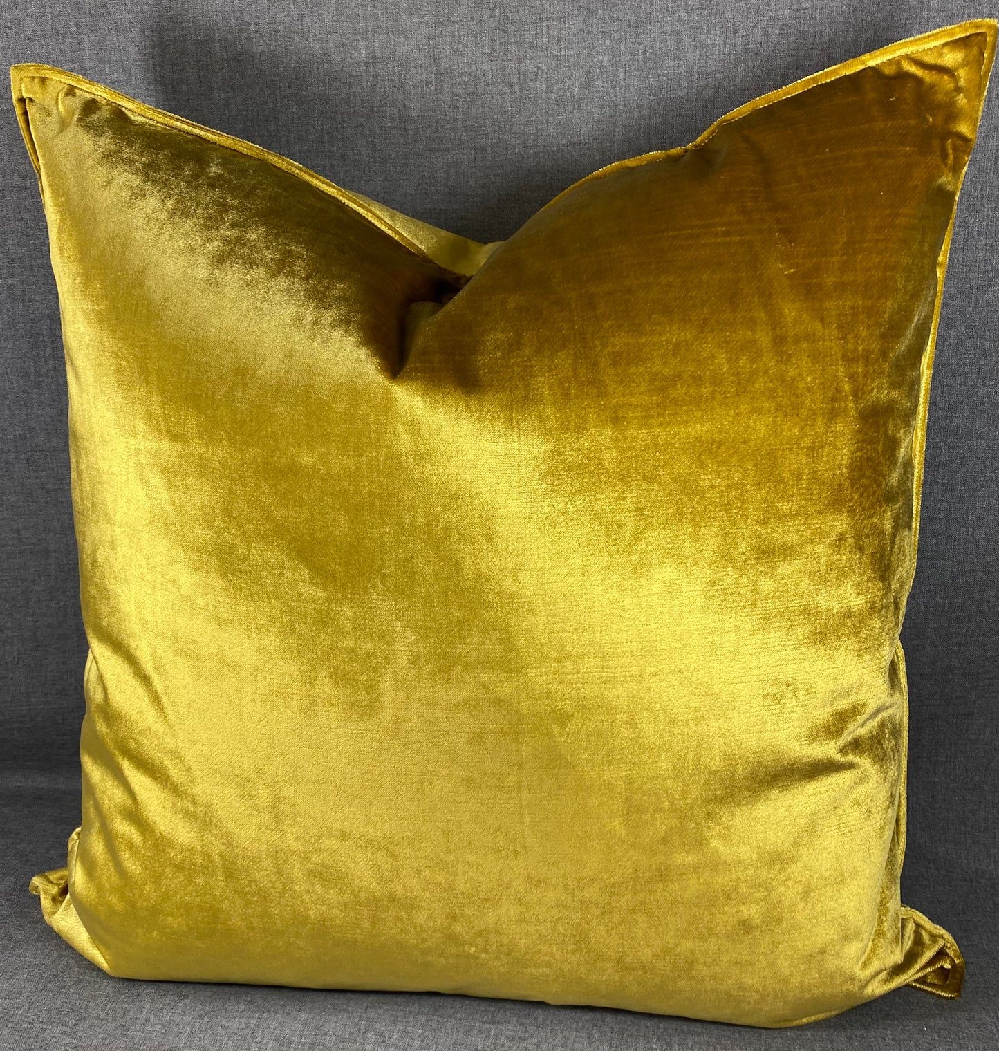Luxury Pillow -  24" x 24" -  Iridescence Citron Double Front