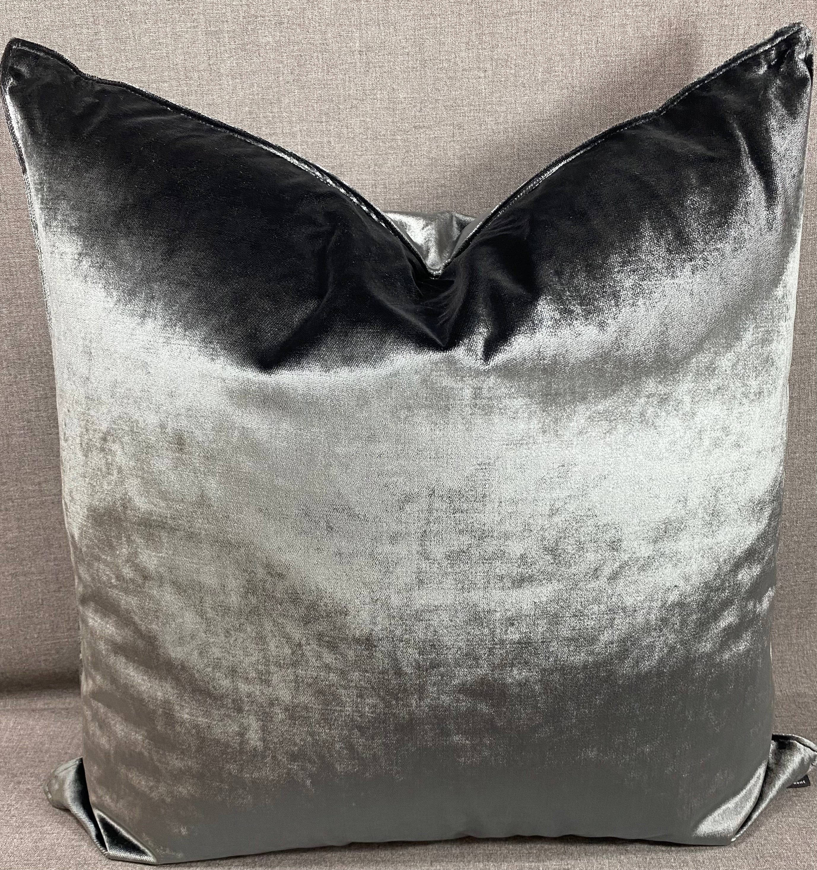 Luxury Pillow - 24" x 24" Iridescence Double Front - Graphite
