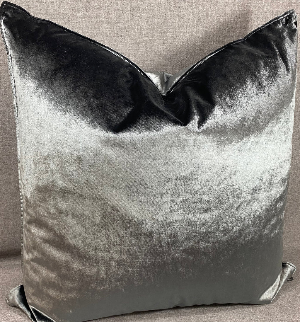 Luxury Pillow - 24" x 24" Iridescence Double Front - Graphite