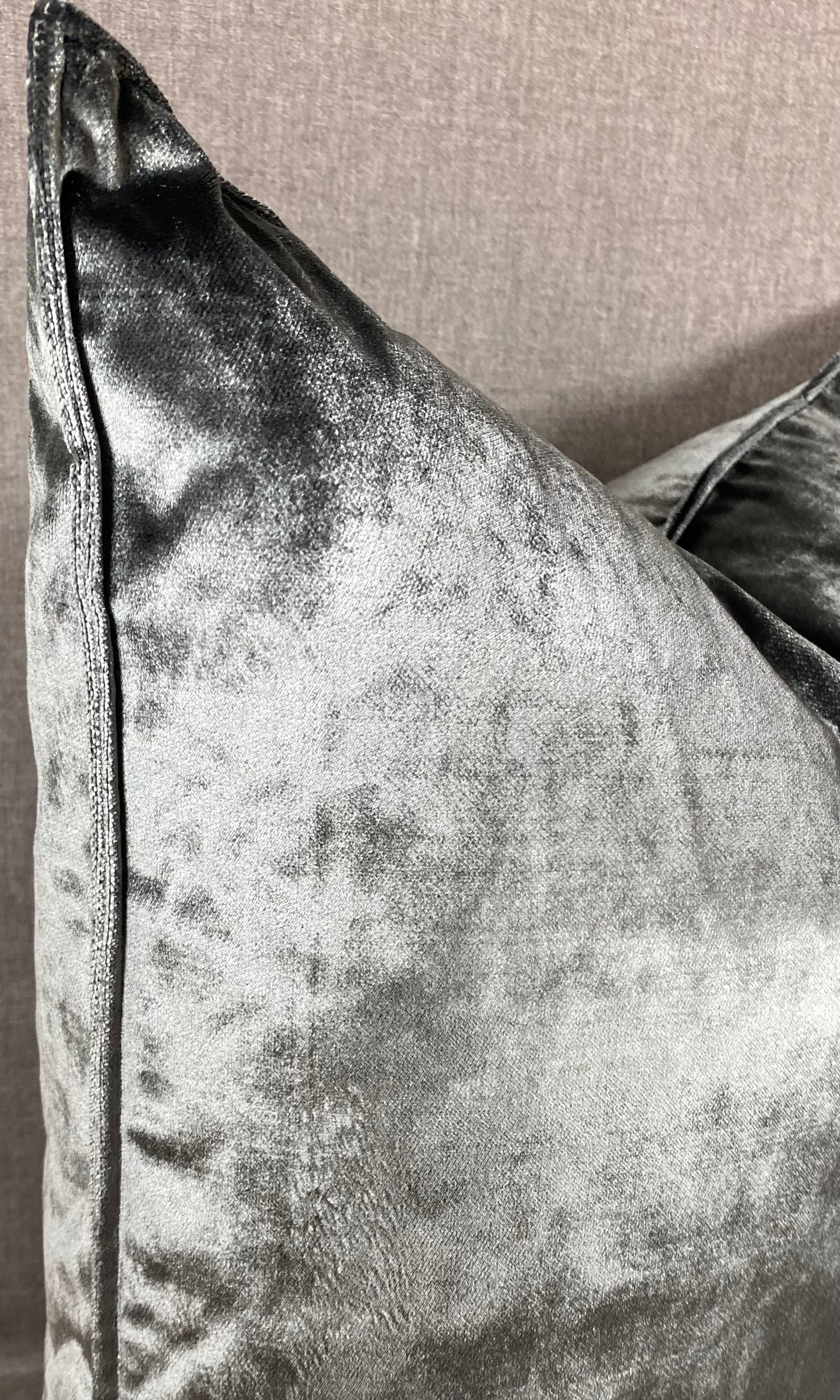 Luxury Pillow - 24" x 24" Iridescence Double Front - Graphite
