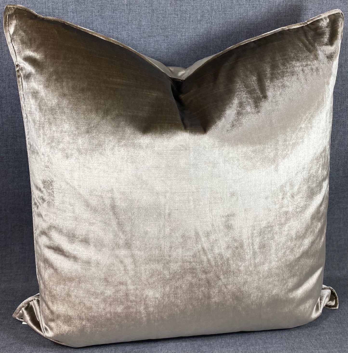 Luxury Pillow -  24" x 24" -  Iridescence Double Front - Latte
