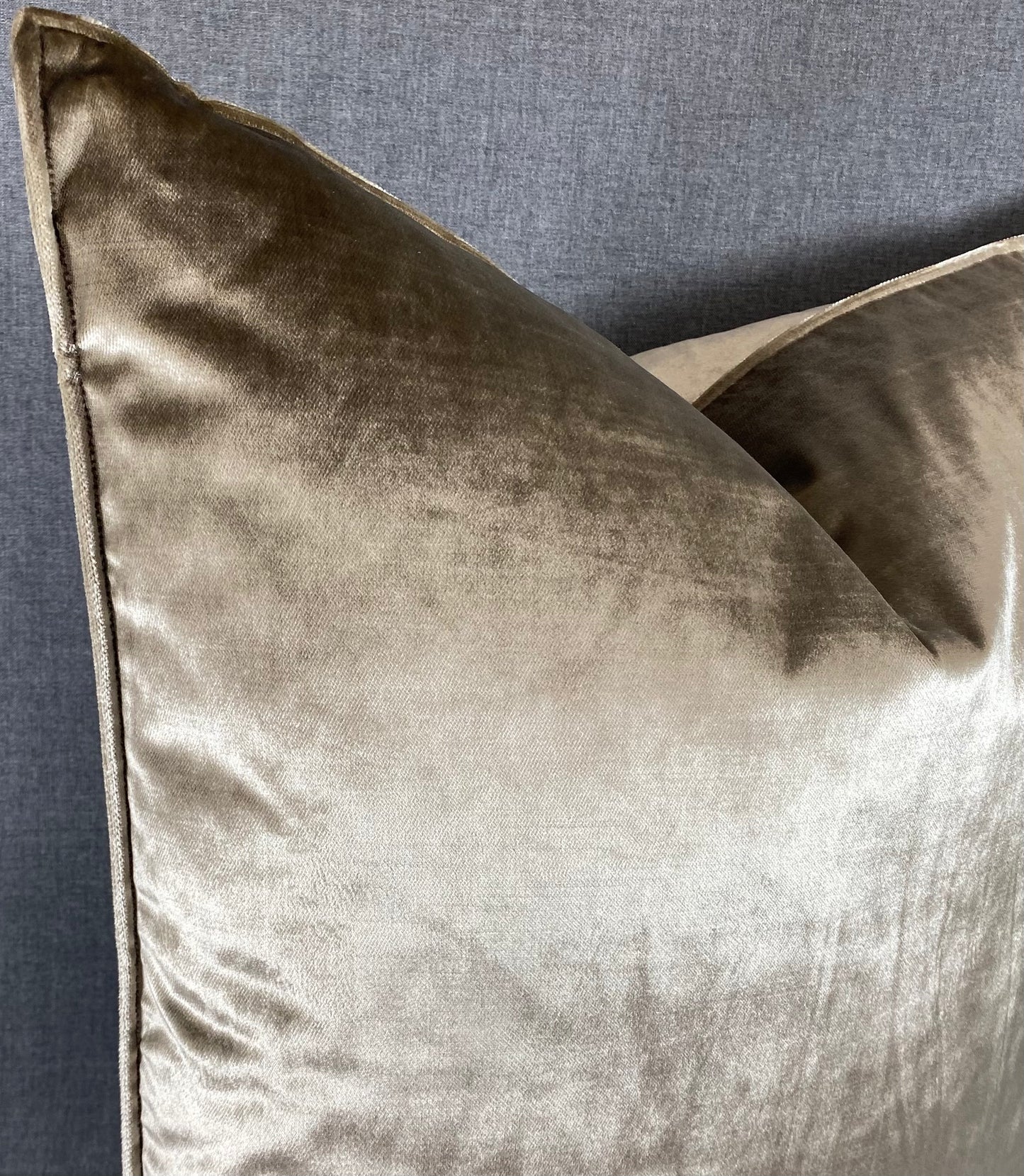 Luxury Pillow -  24" x 24" -  Iridescence Double Front - Latte