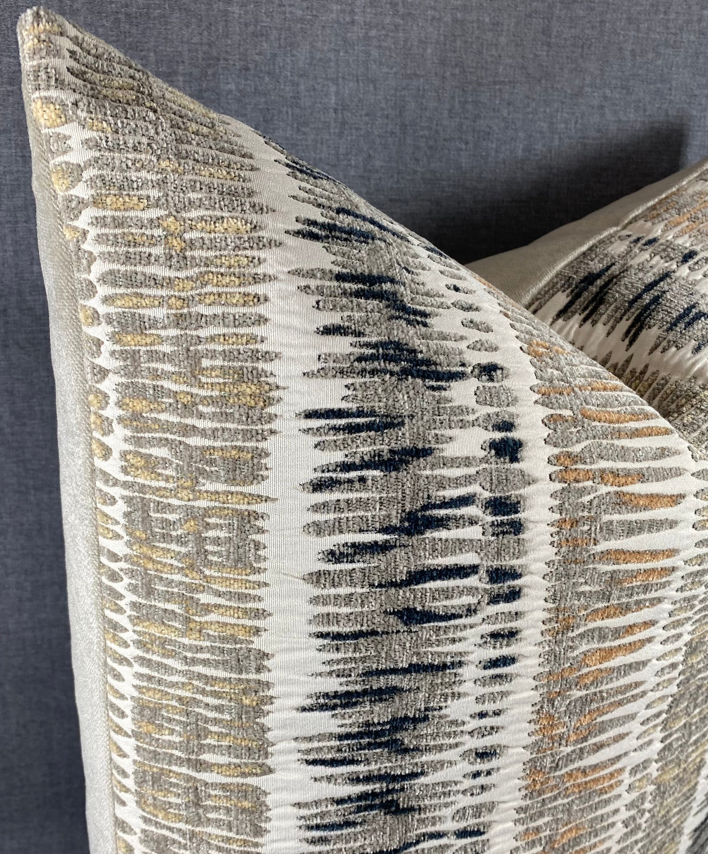 Luxury Pillow – 24" × 24" – Zorro Mushroom | Textured – Kim Melrose ...