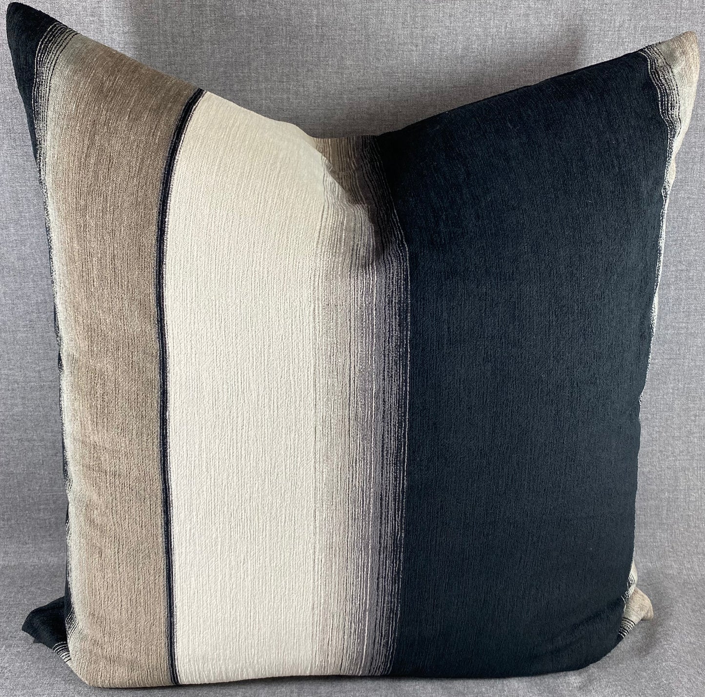 Luxury Pillow -  24" x 24" -  Kamara- Ebony
