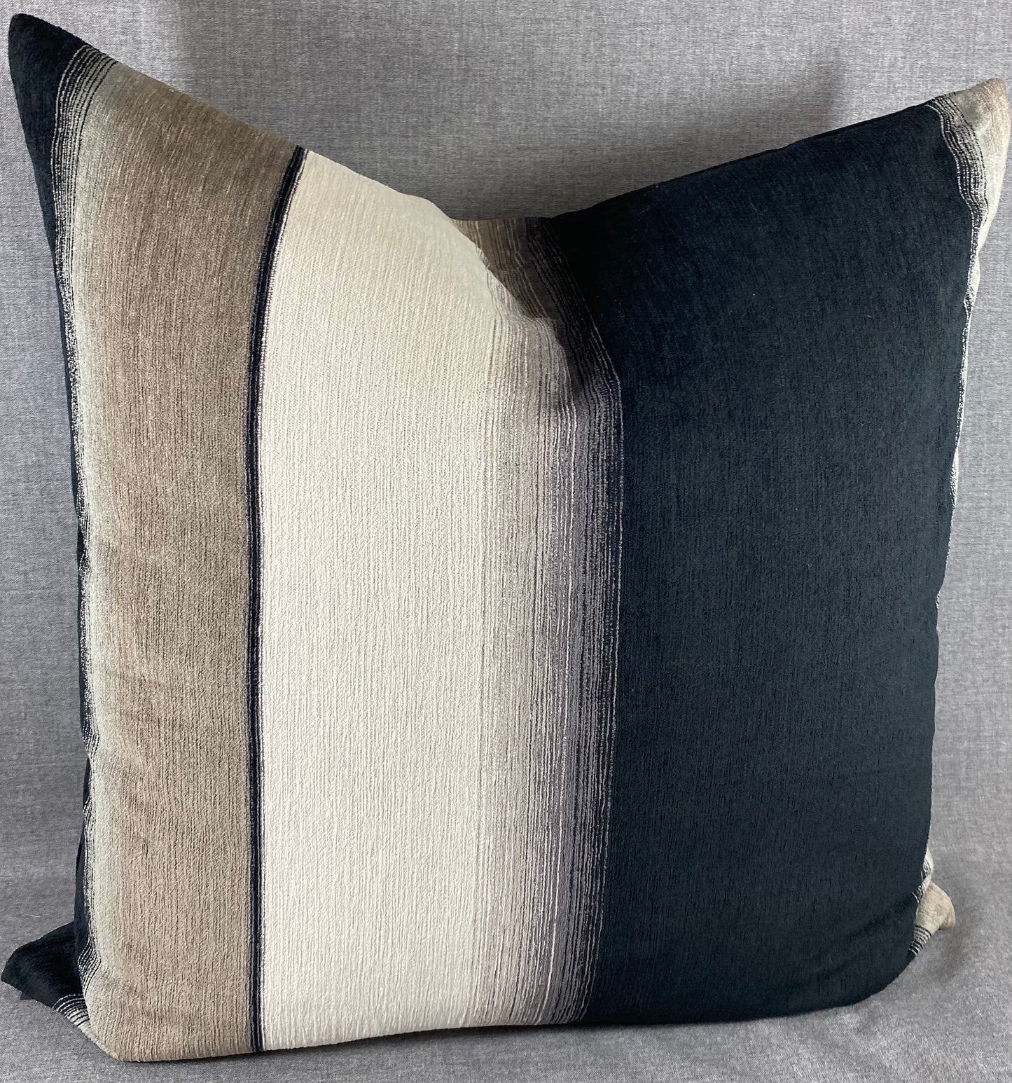 Luxury Pillow -  24" x 24" -  Kamara- Ebony