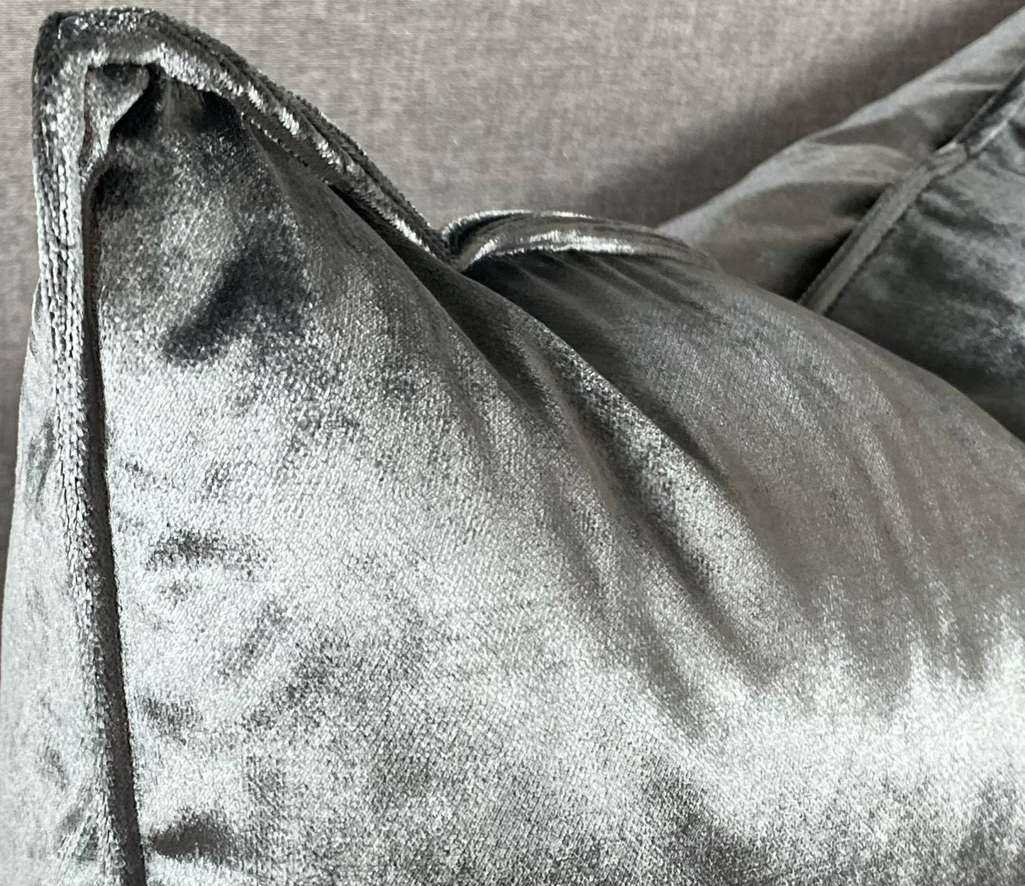 Luxury Lumbar Pillow - 24" x 14" - Iridescence Double Front-Graphite
