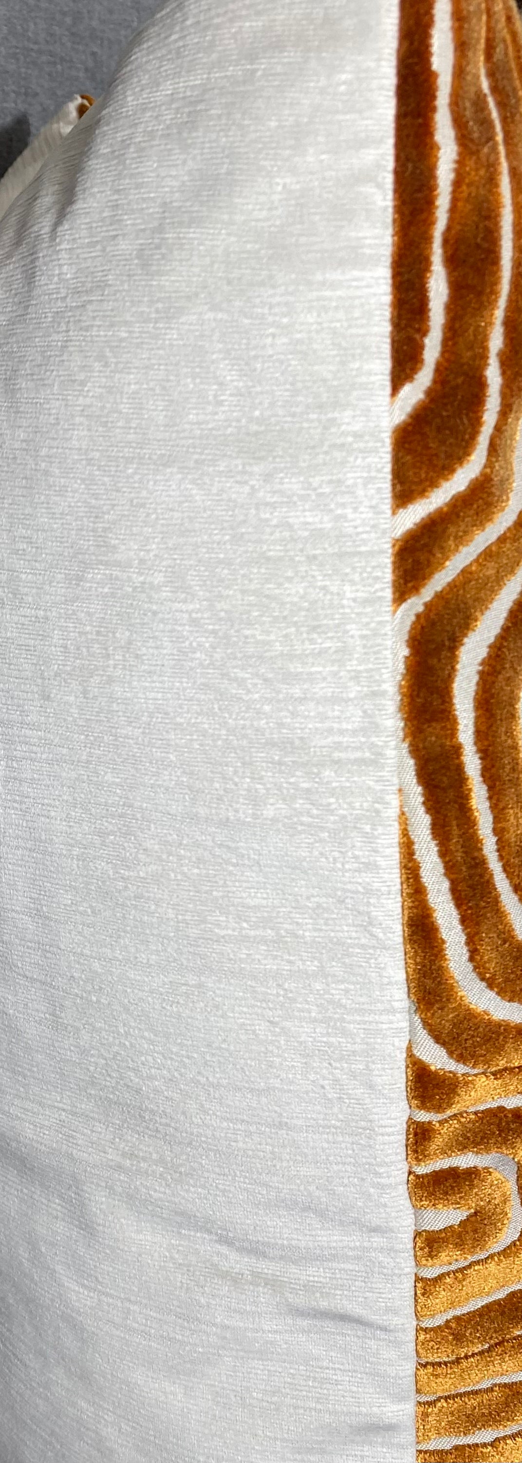 Luxury Pillow -  24" x 24" -  Vertigo Rust