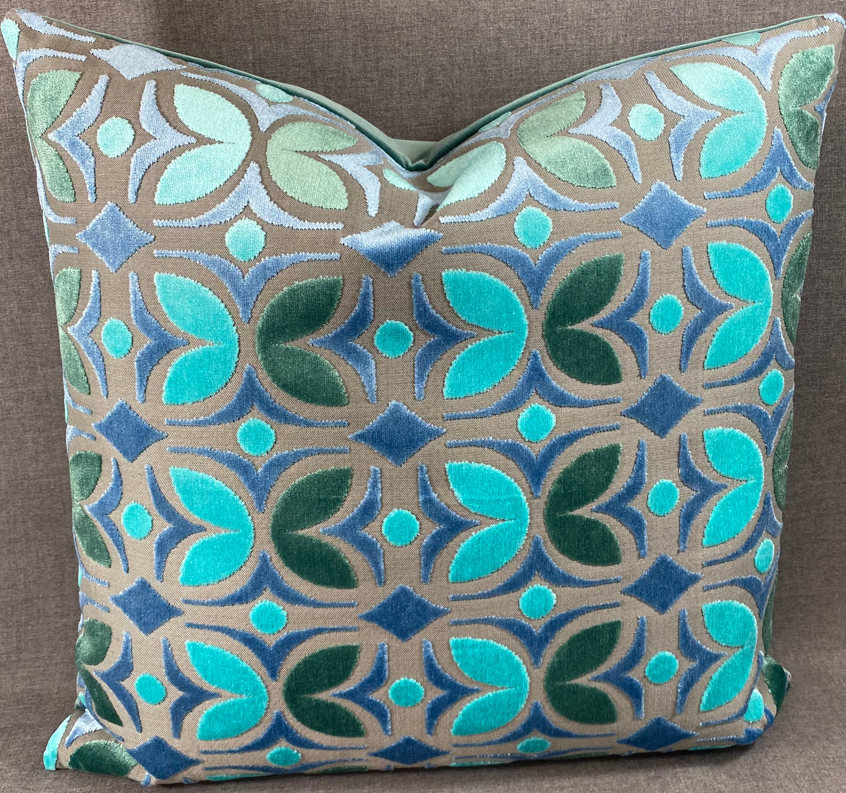 Luxury Pillow - 24" x 24"- Fritillary Silas