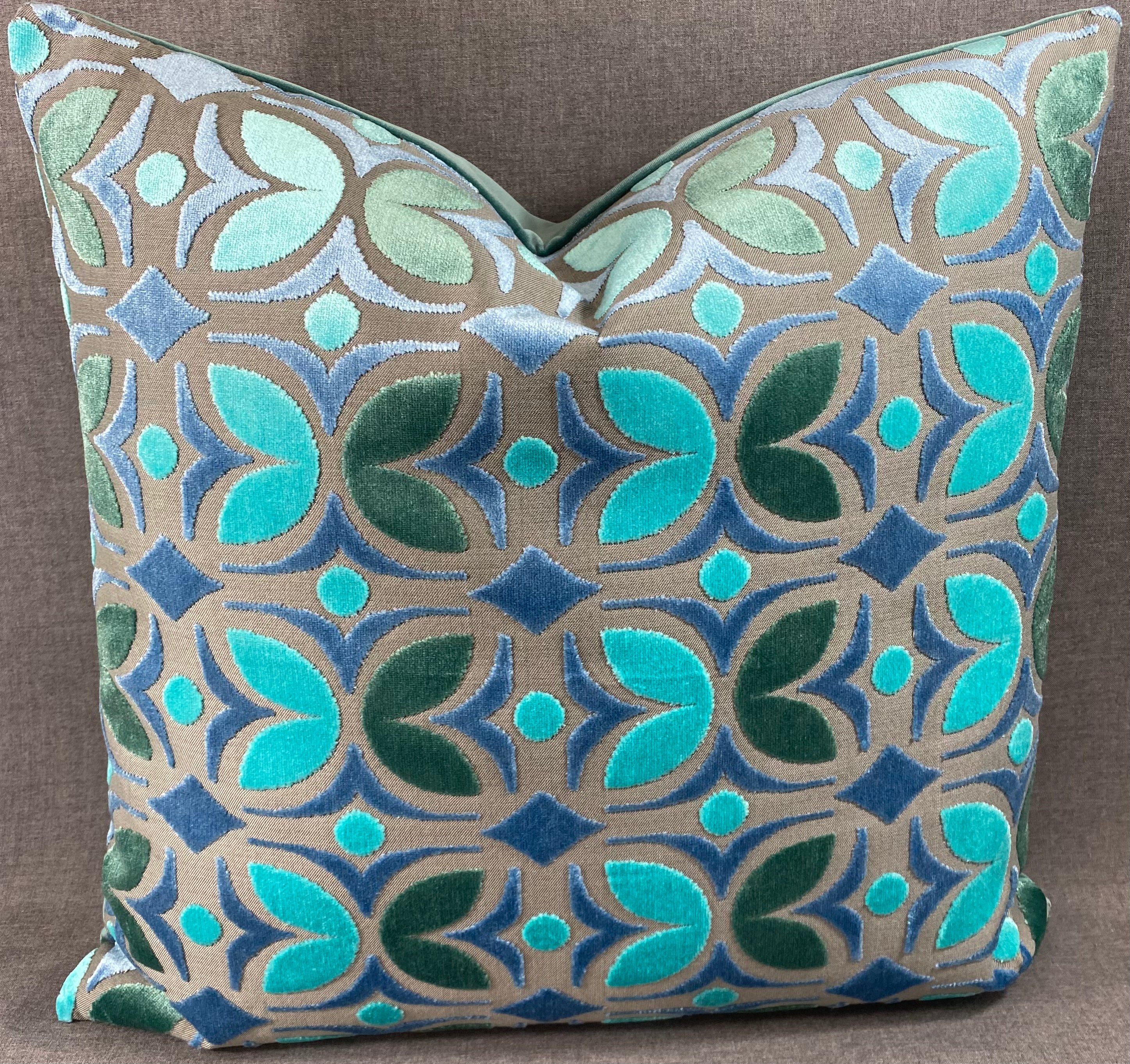 Luxury Pillow - 24" x 24"- Fritillary Silas