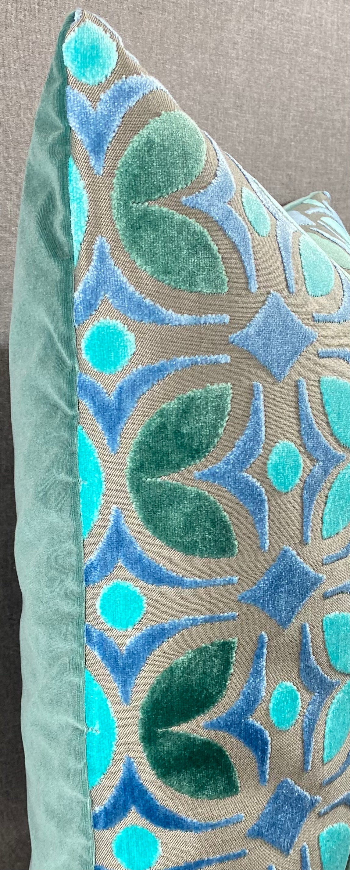 Luxury Pillow - 24" x 24"- Fritillary Silas