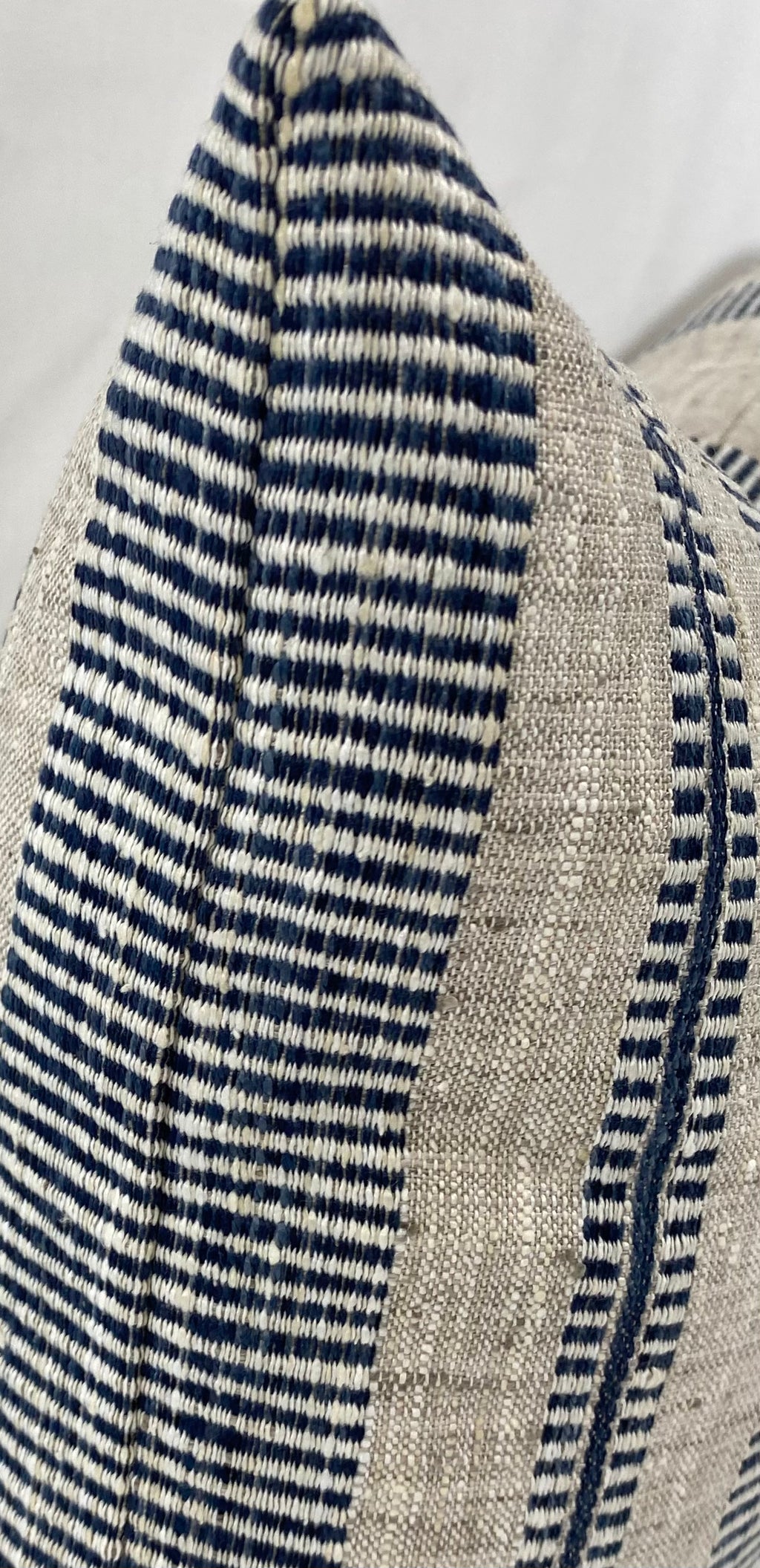 Luxury Lumbar Pillow - 24" x 14" - Double Issue Indigo