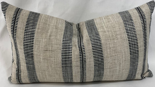 Luxury Lumbar Pillow - 24" x 14" - Double Issue Onyx