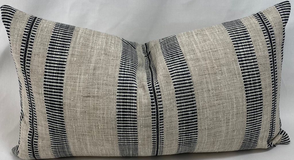 Luxury Lumbar Pillow - 24" x 14" - Double Issue Onyx