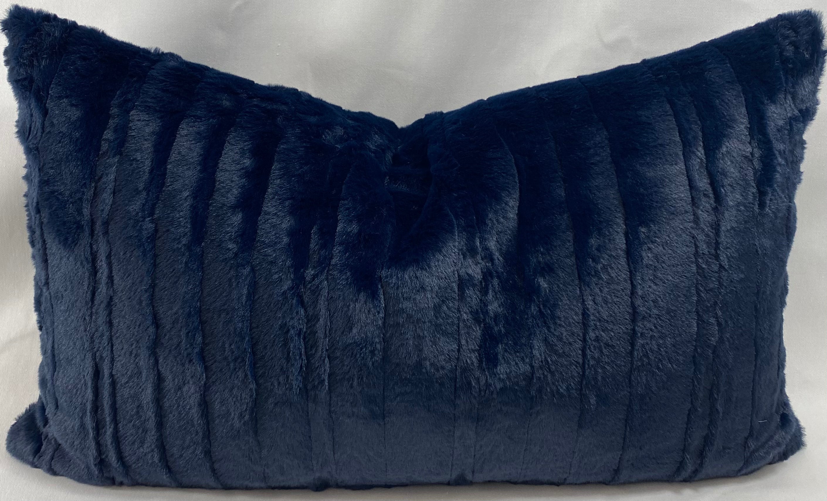Luxury Lumbar Pillow - 24" x 14" - Spalding Midnight