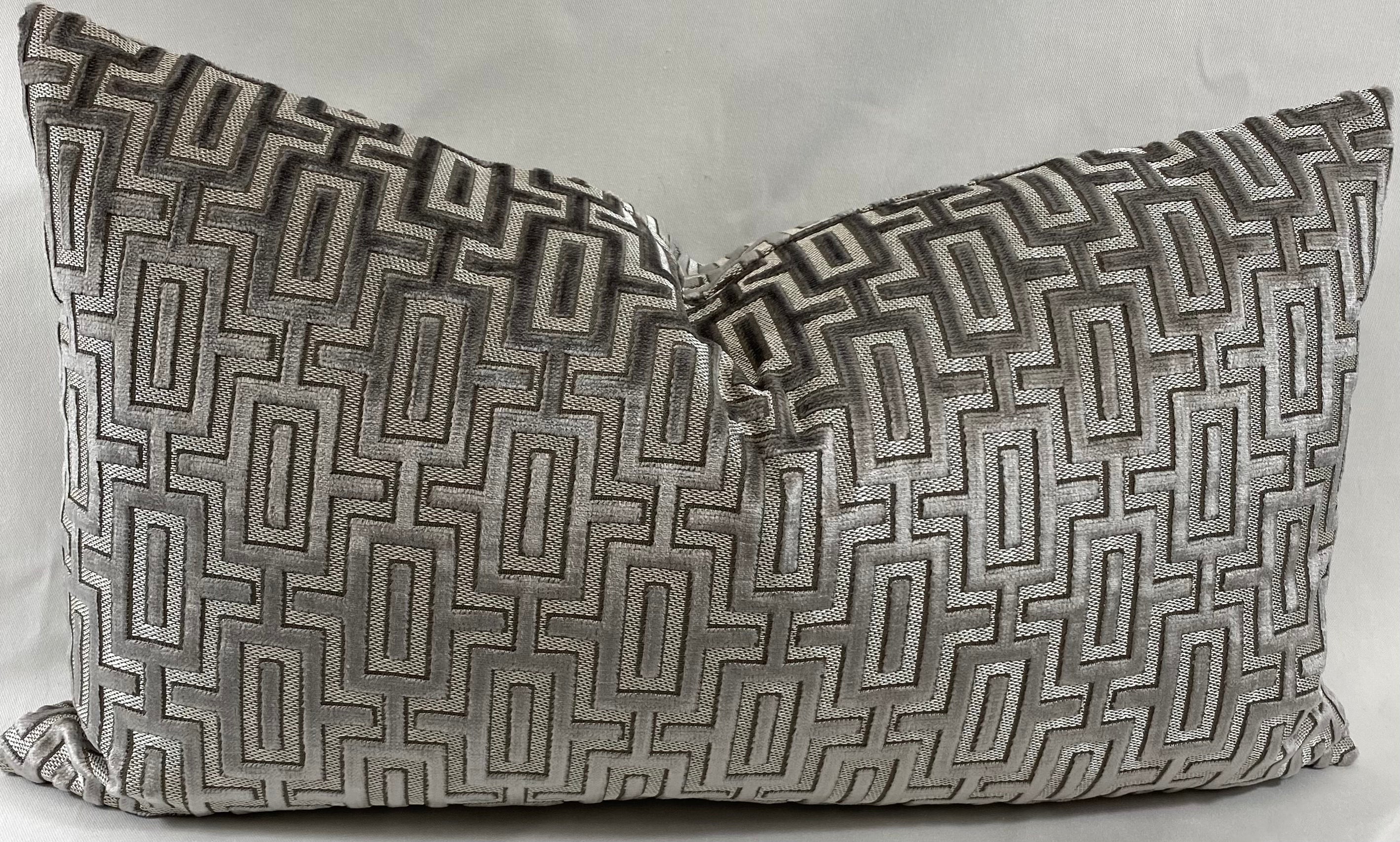 Luxury Lumbar Pillow - 24" x 14" -Bergman Nickel