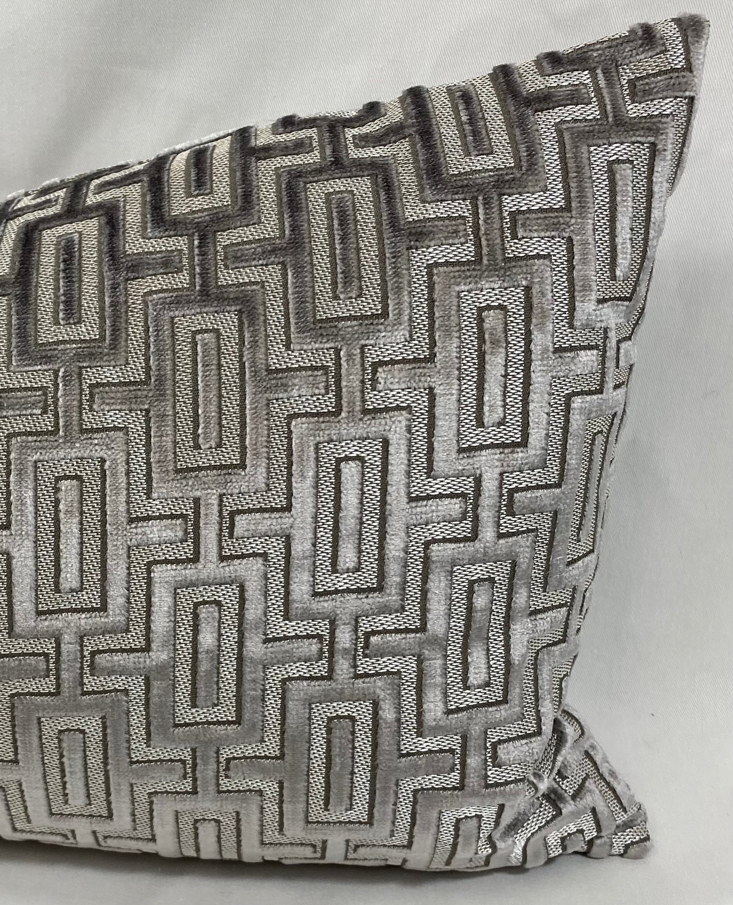 Luxury Lumbar Pillow - 24" x 14" -Bergman Nickel