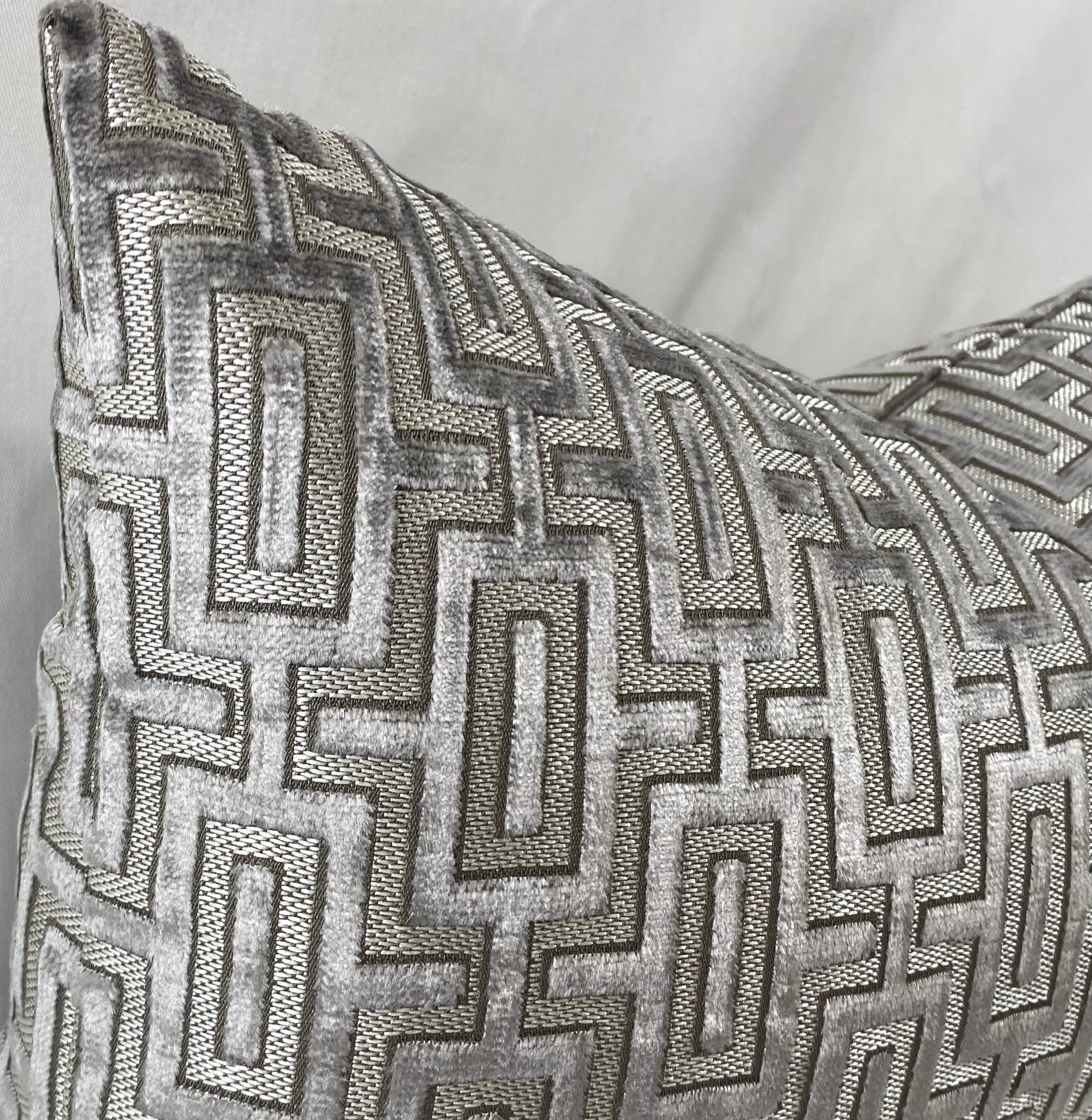 Luxury Lumbar Pillow - 24" x 14" -Bergman Nickel