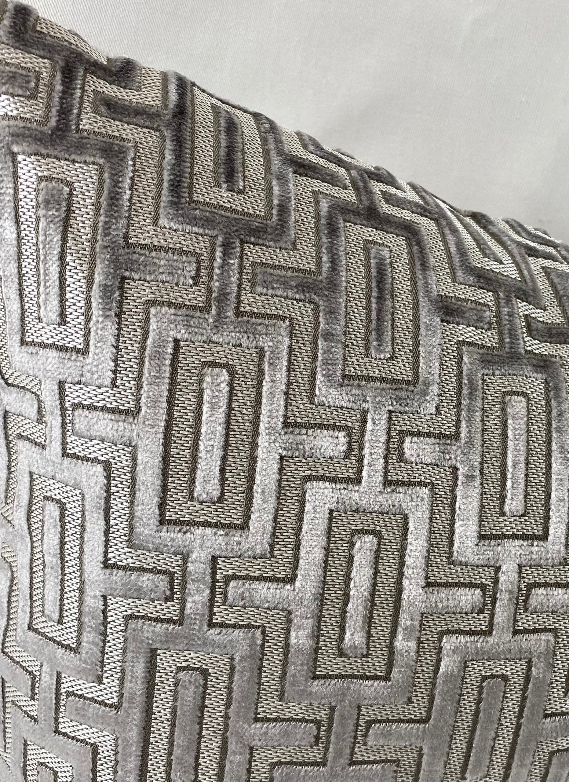 Luxury Pillow – 24" × 24" – Bergman Nickel