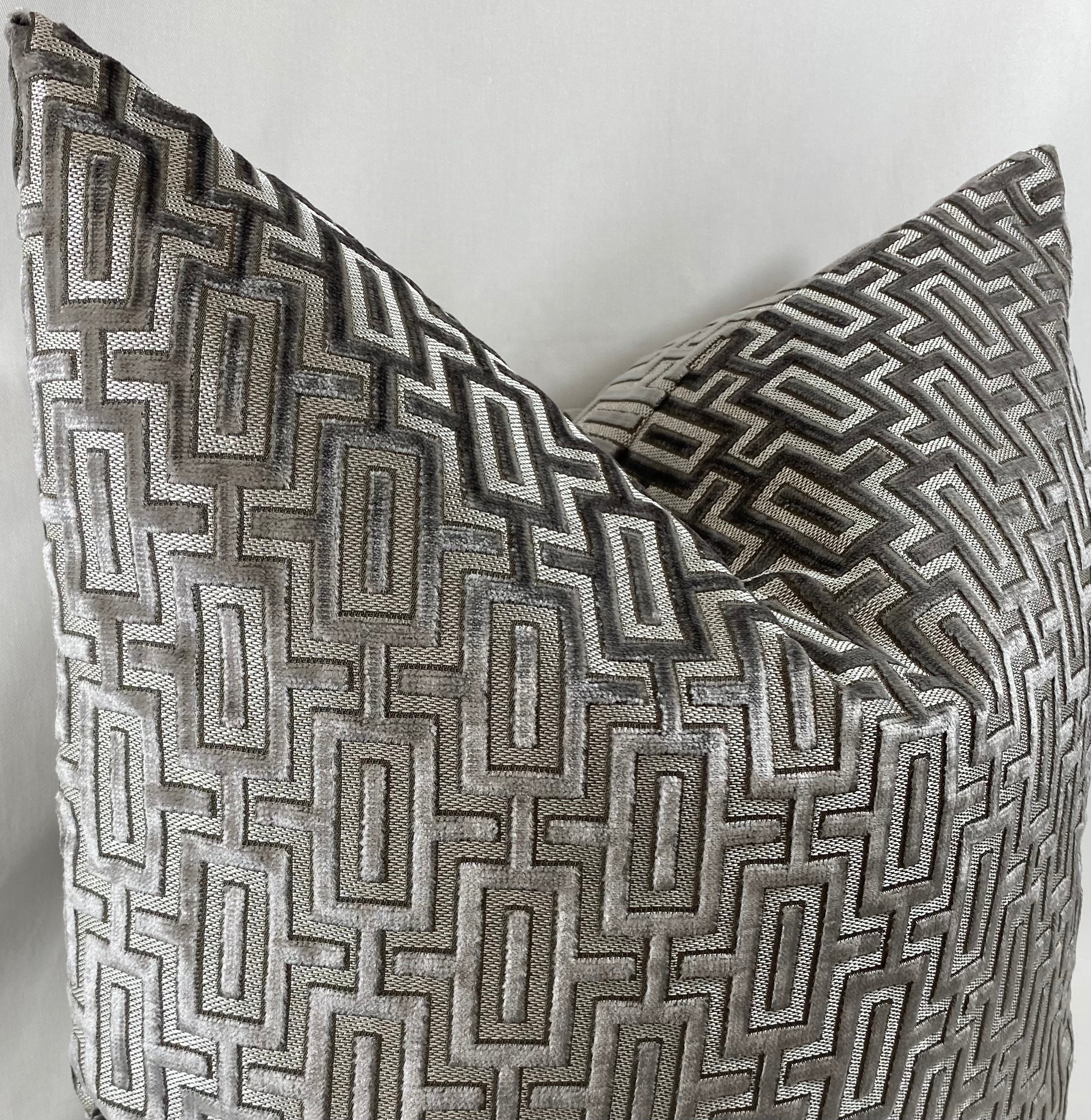 Luxury Pillow – 24" × 24" – Bergman Nickel