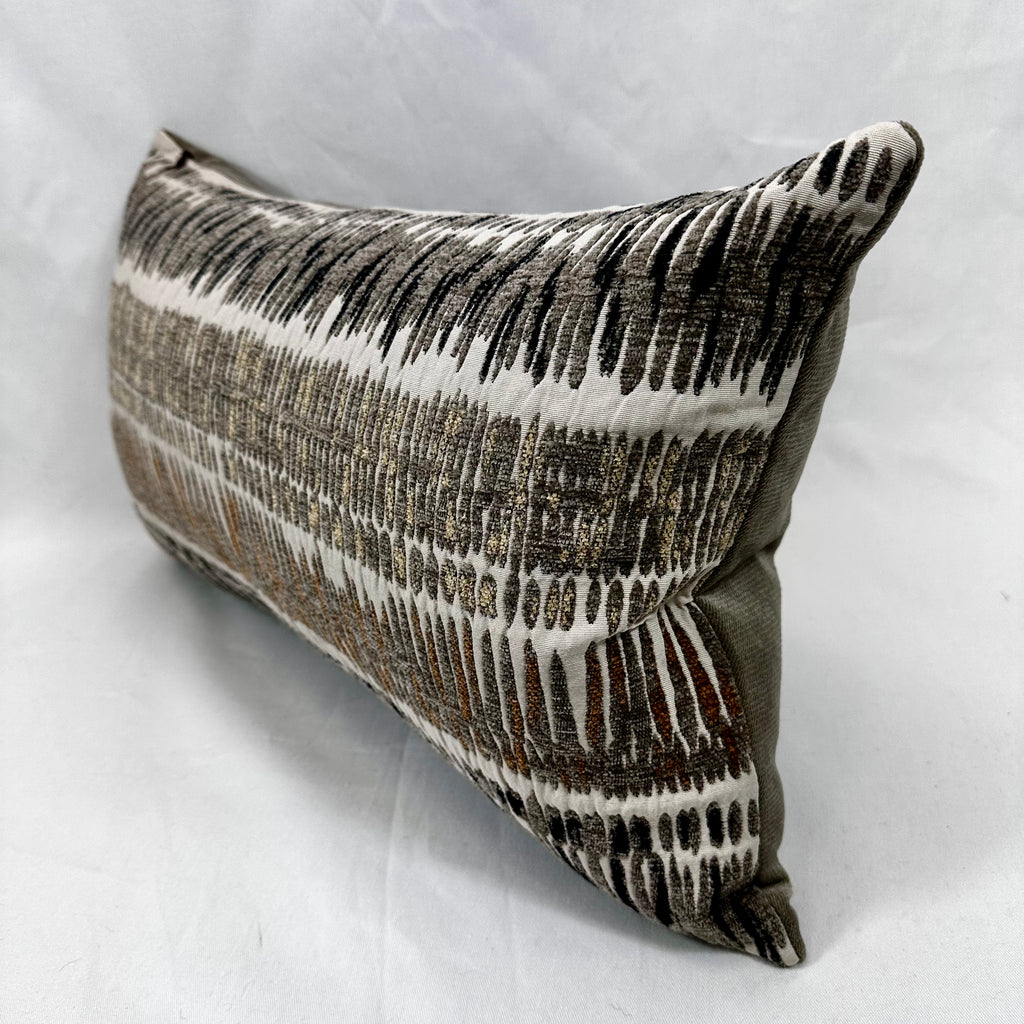 Luxury Lumbar Pillow – 24" × 14" – Zorro Mushroom (Horizontal)