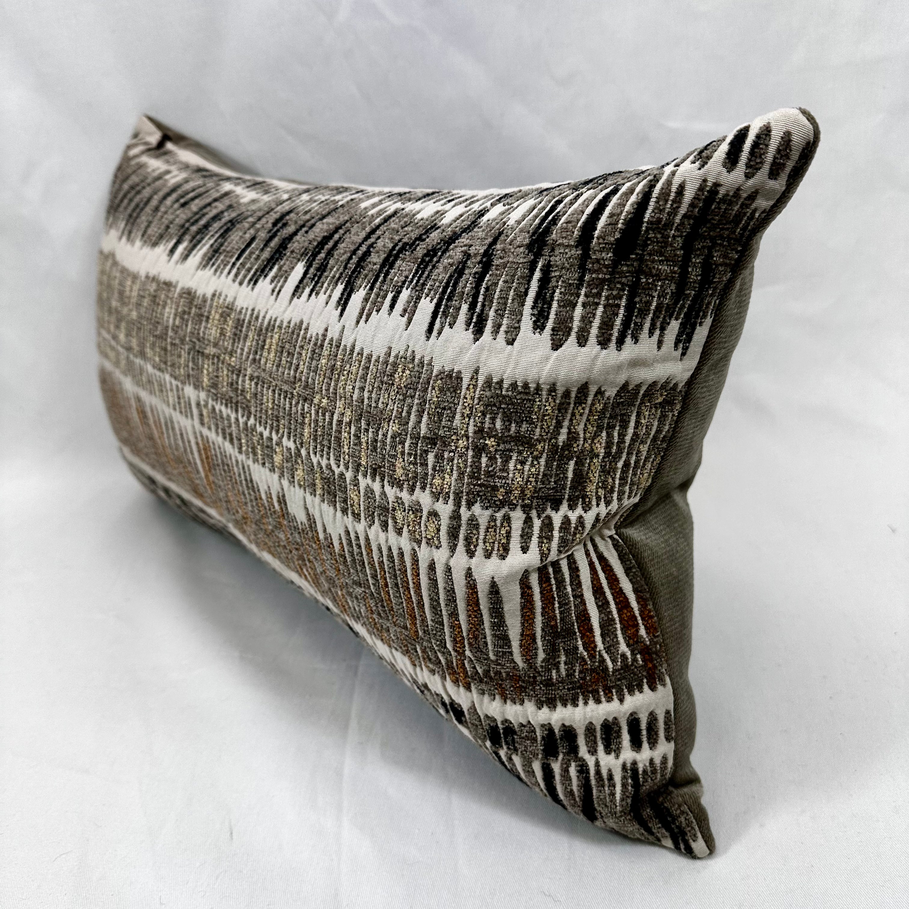 Luxury Lumbar Pillow – 24" × 14" – Zorro Mushroom (Horizontal)