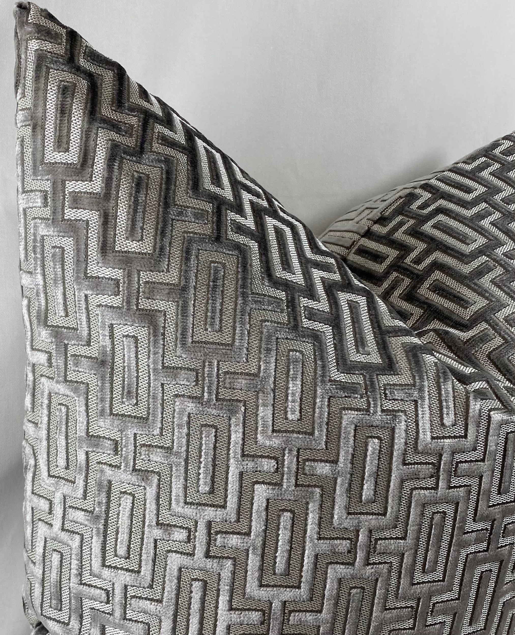 Luxury Pillow – 24" × 24" – Bergman Nickel