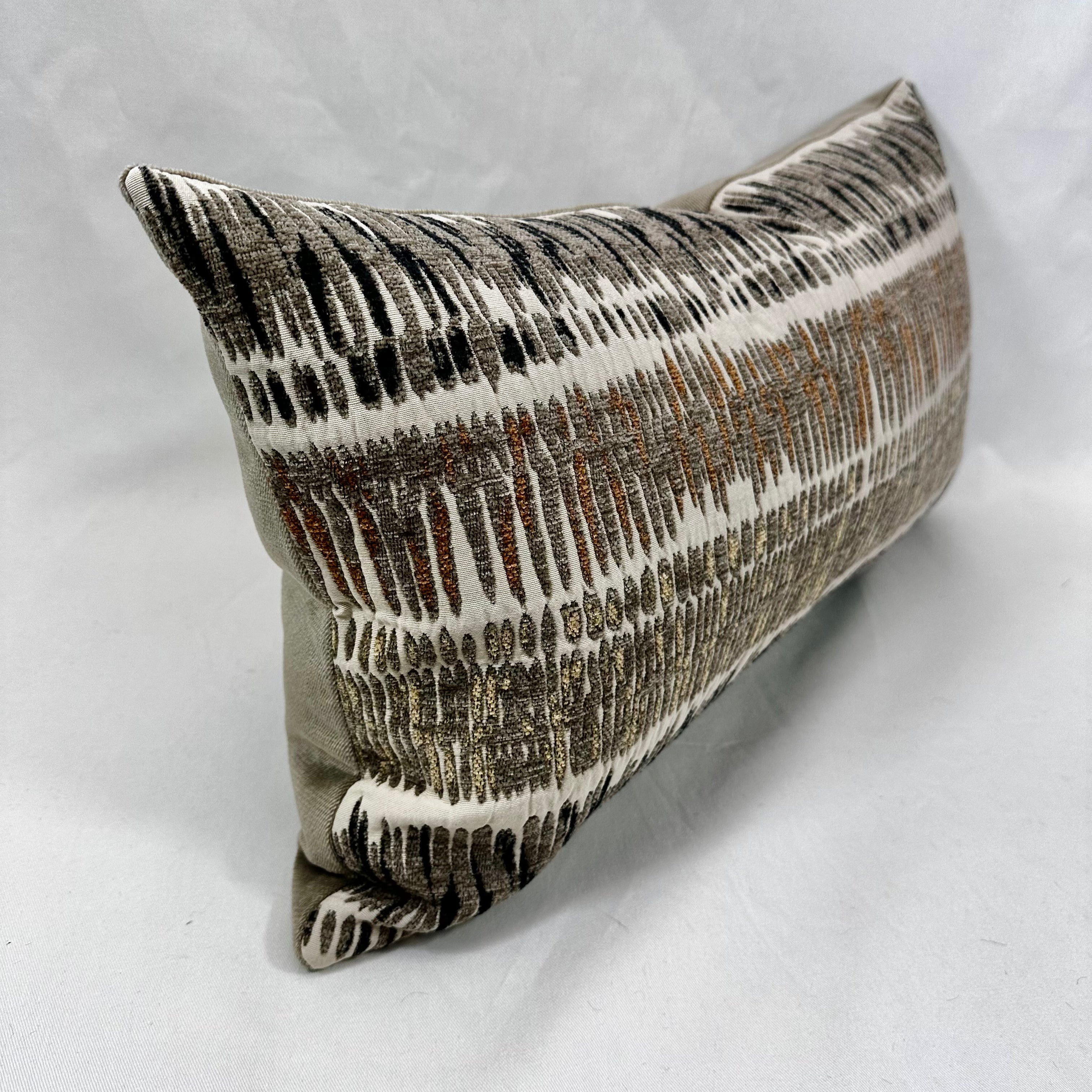 Luxury Lumbar Pillow – 24" × 14" – Zorro Mushroom (Horizontal)