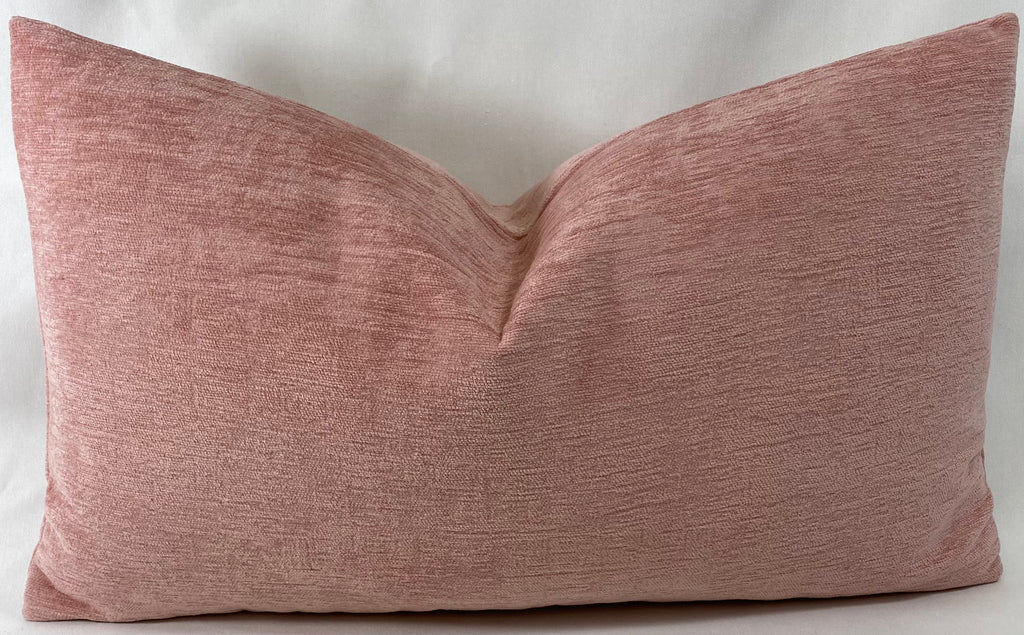 Luxury Lumbar Pillow - 24" x 14"- Blush Crush
