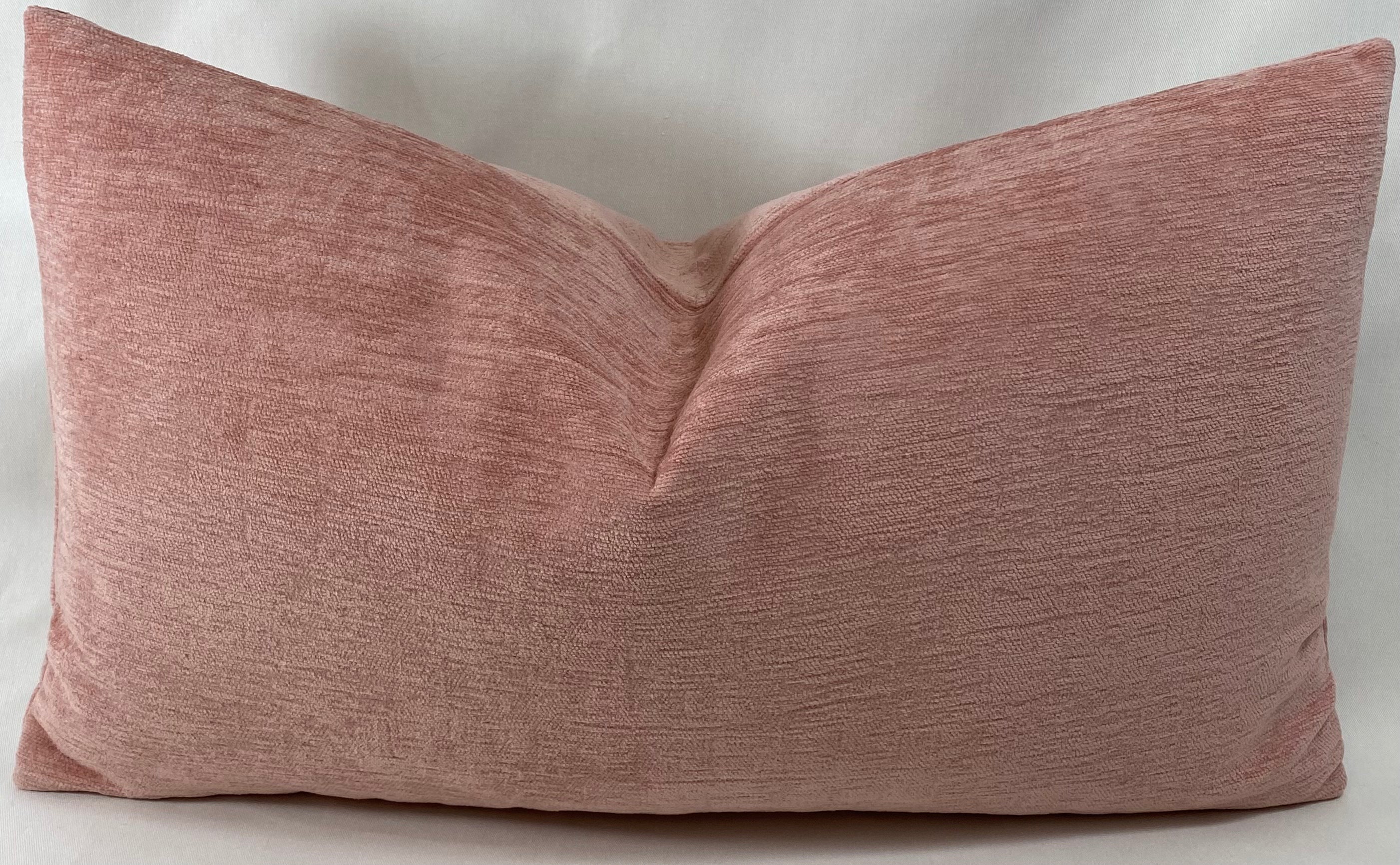 Luxury Lumbar Pillow - 24" x 14" - Blush Crush