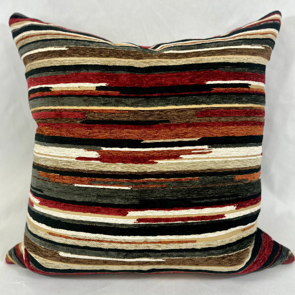 Luxury Pillow – 24" × 24" – Vivid Cayenne (Double Sided)